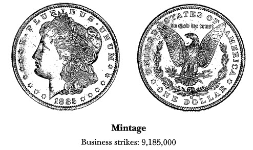 1885-0 Morgan Dollar